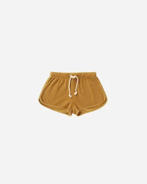 GOLD TERRY TRACK SHORT