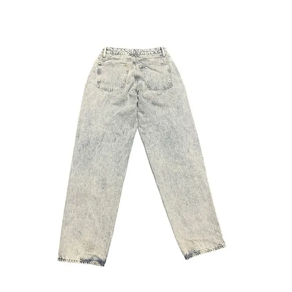 Good American 90s Baggy Loose fit high waisted straight leg jeans size 2…