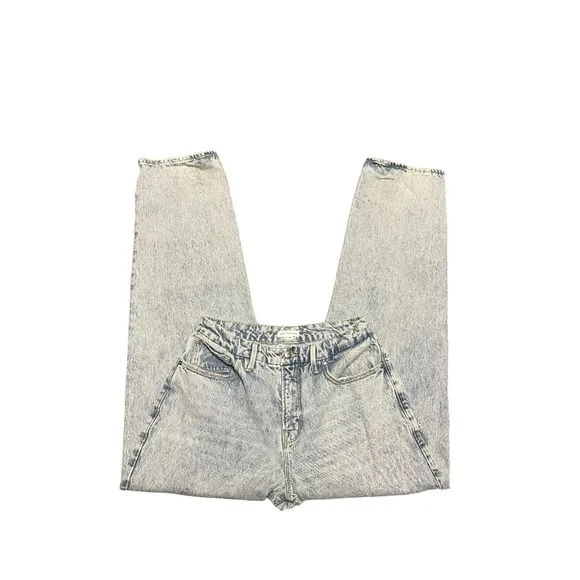 Good American 90s Baggy Loose fit high waisted straight leg jeans size 2…