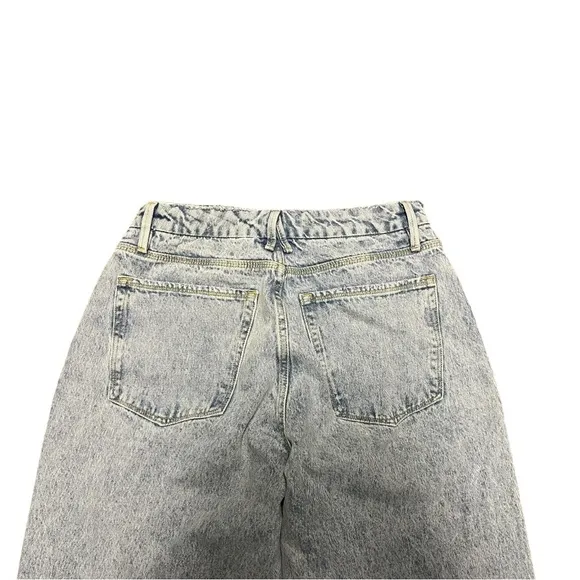 Good American 90s Baggy Loose fit high waisted straight leg jeans size 2…