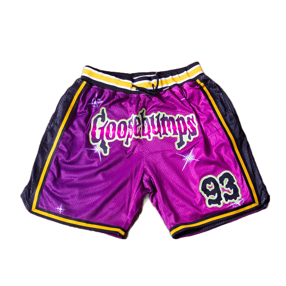 GOOSEBUMPS BETH BASKETBALL SHORTS PURPLE