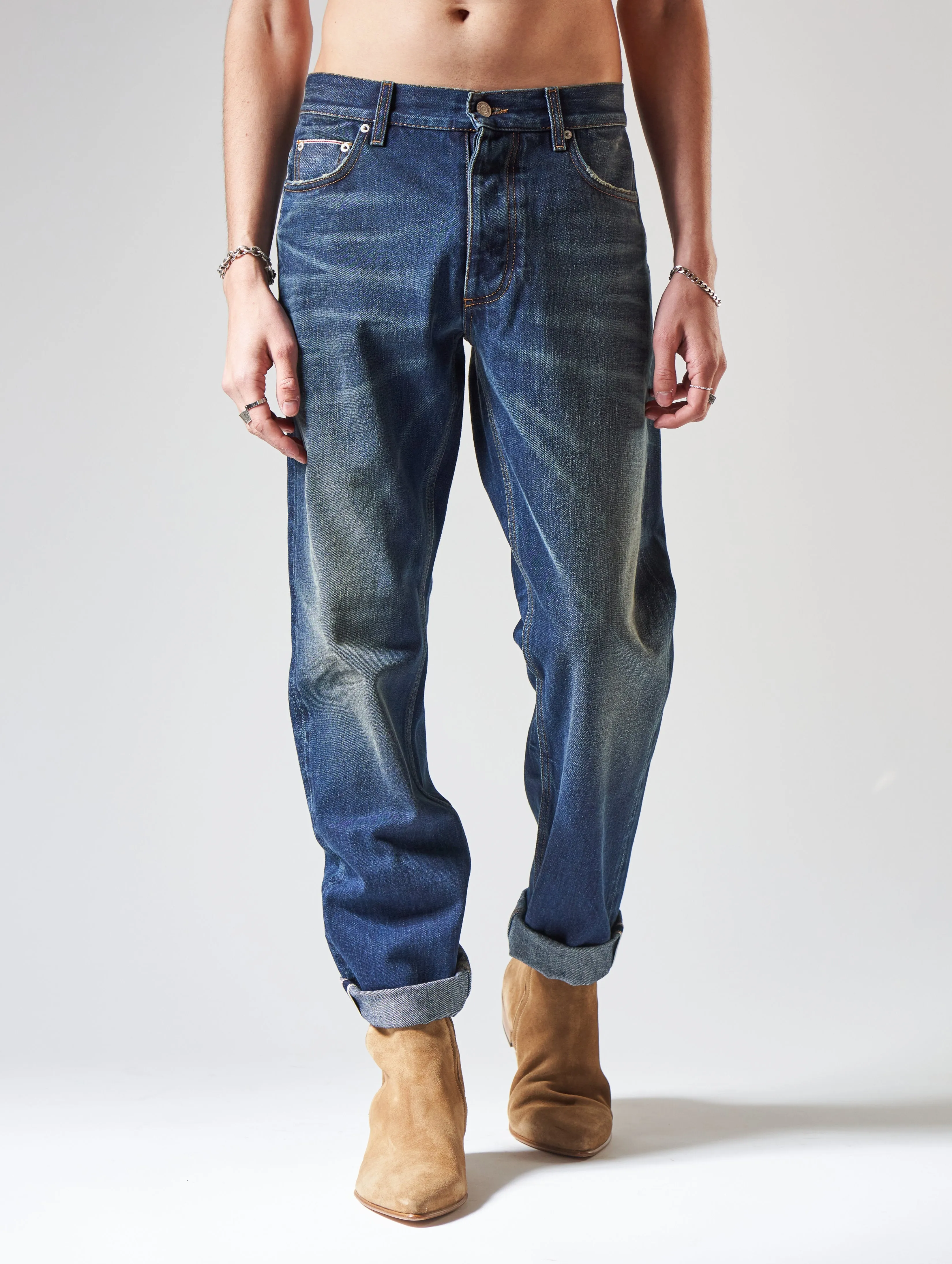 GREASE AUTHENTIC "SELVEDGE" JEANS IN VINTAGE 69