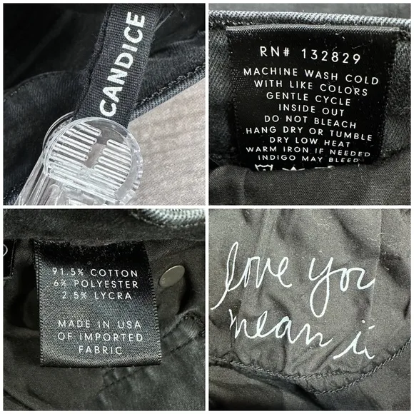 GRLFRND Candice Faded Black Skinny Jeans [P10]