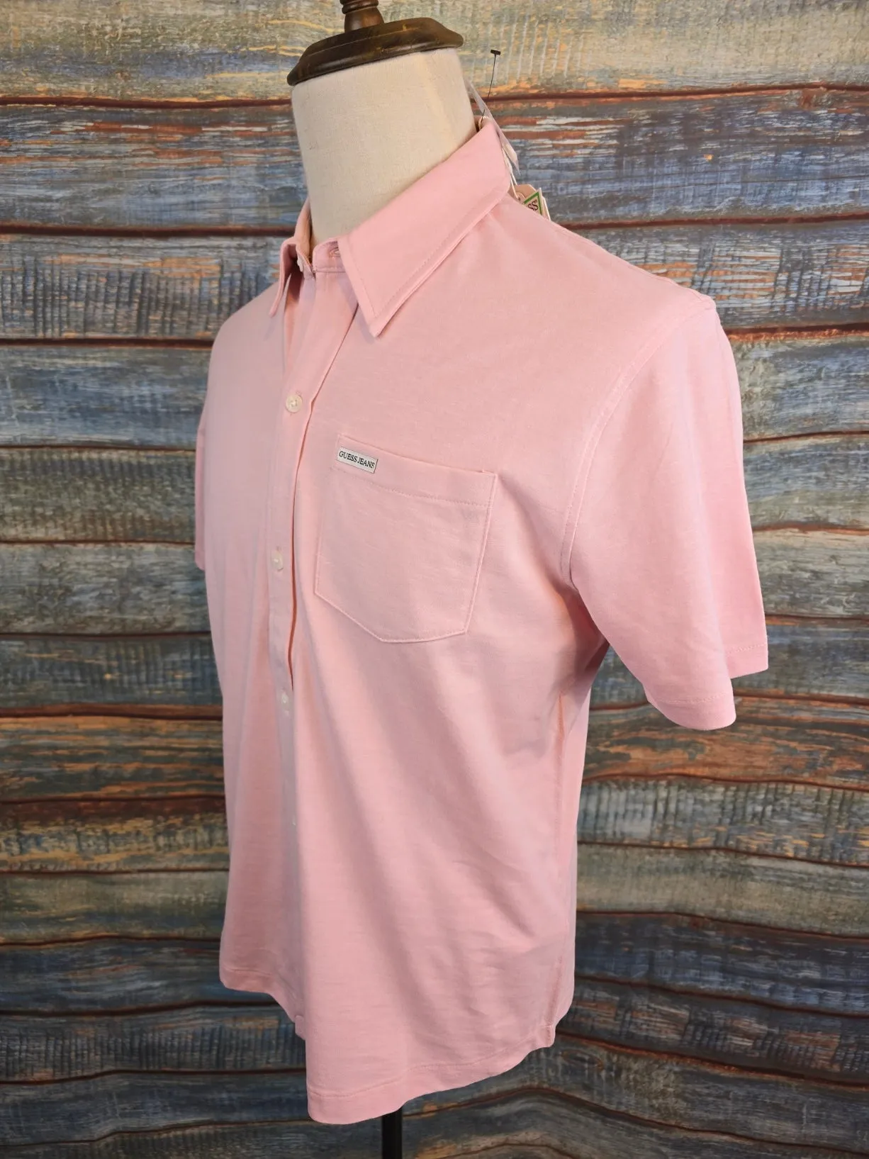 Guess Jeans Short Sleeve Slim Fit Pocket Shirt
