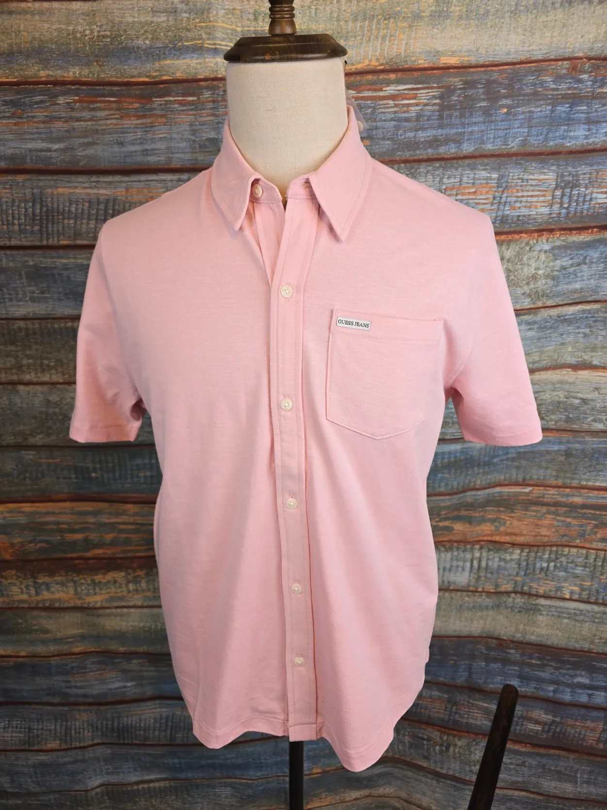 Guess Jeans Short Sleeve Slim Fit Pocket Shirt