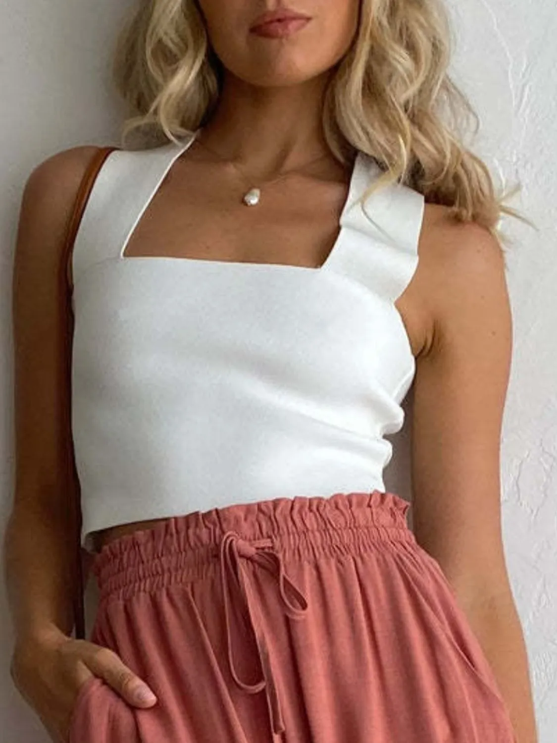 GYPSY - Square Neck Wide Strap Tank
