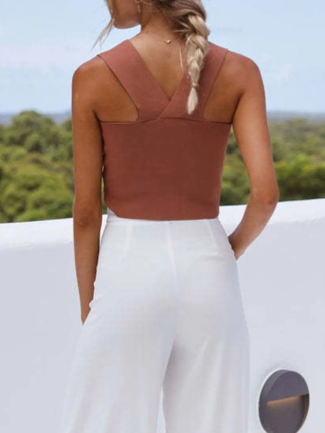 GYPSY - Square Neck Wide Strap Tank