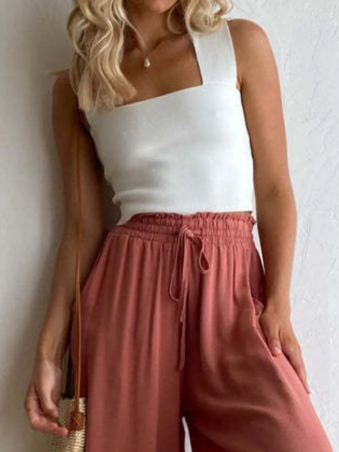 GYPSY - Square Neck Wide Strap Tank