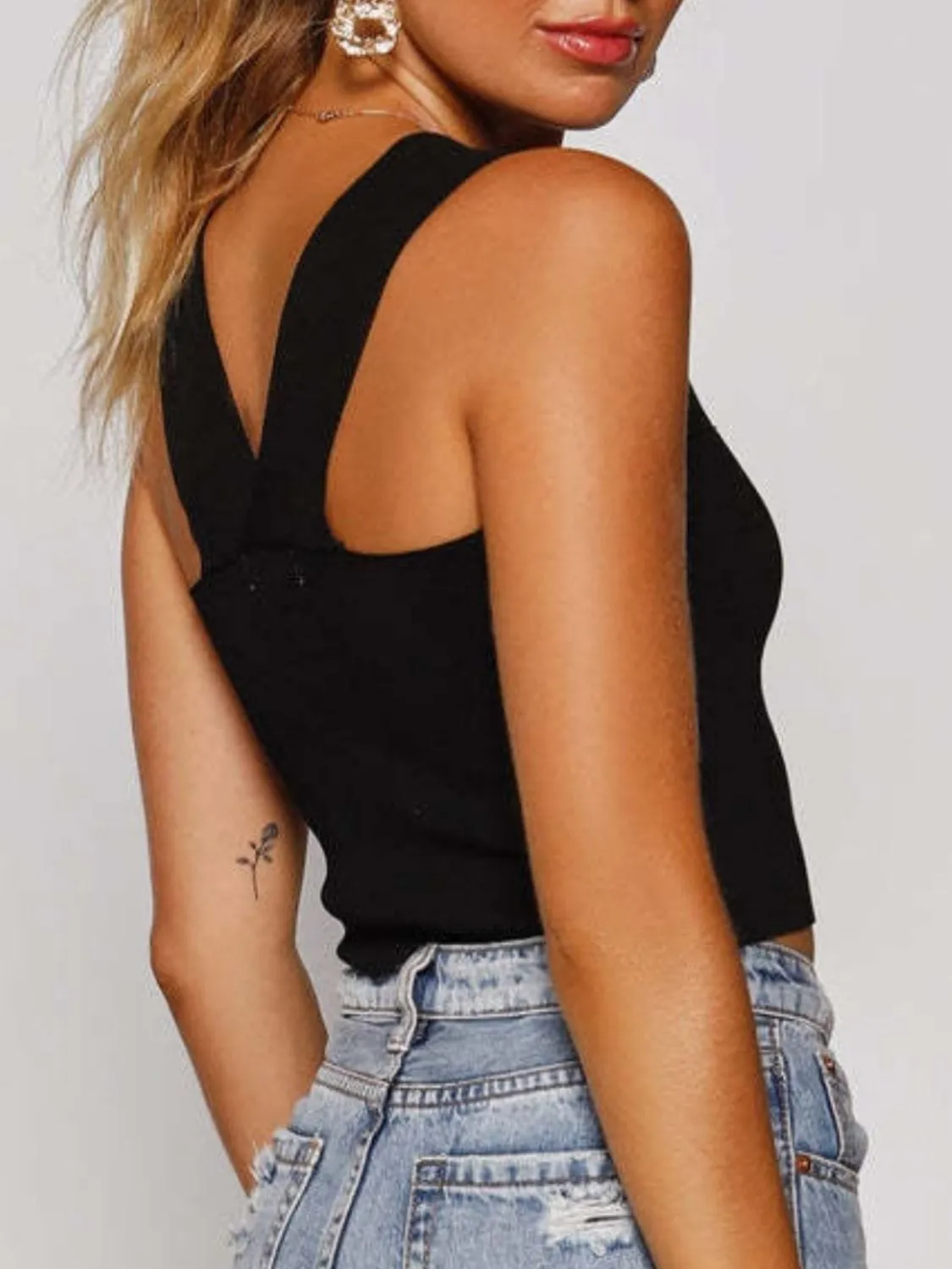 GYPSY - Square Neck Wide Strap Tank