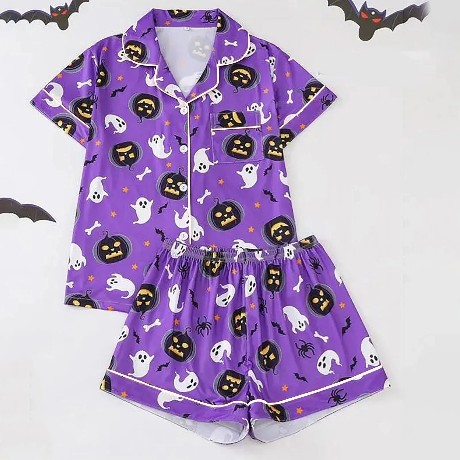 Halloween  Pajama Set For Women