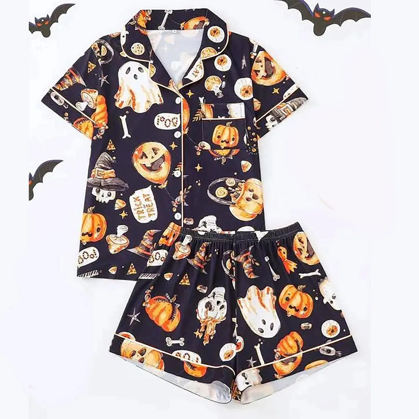 Halloween  Pajama Set For Women