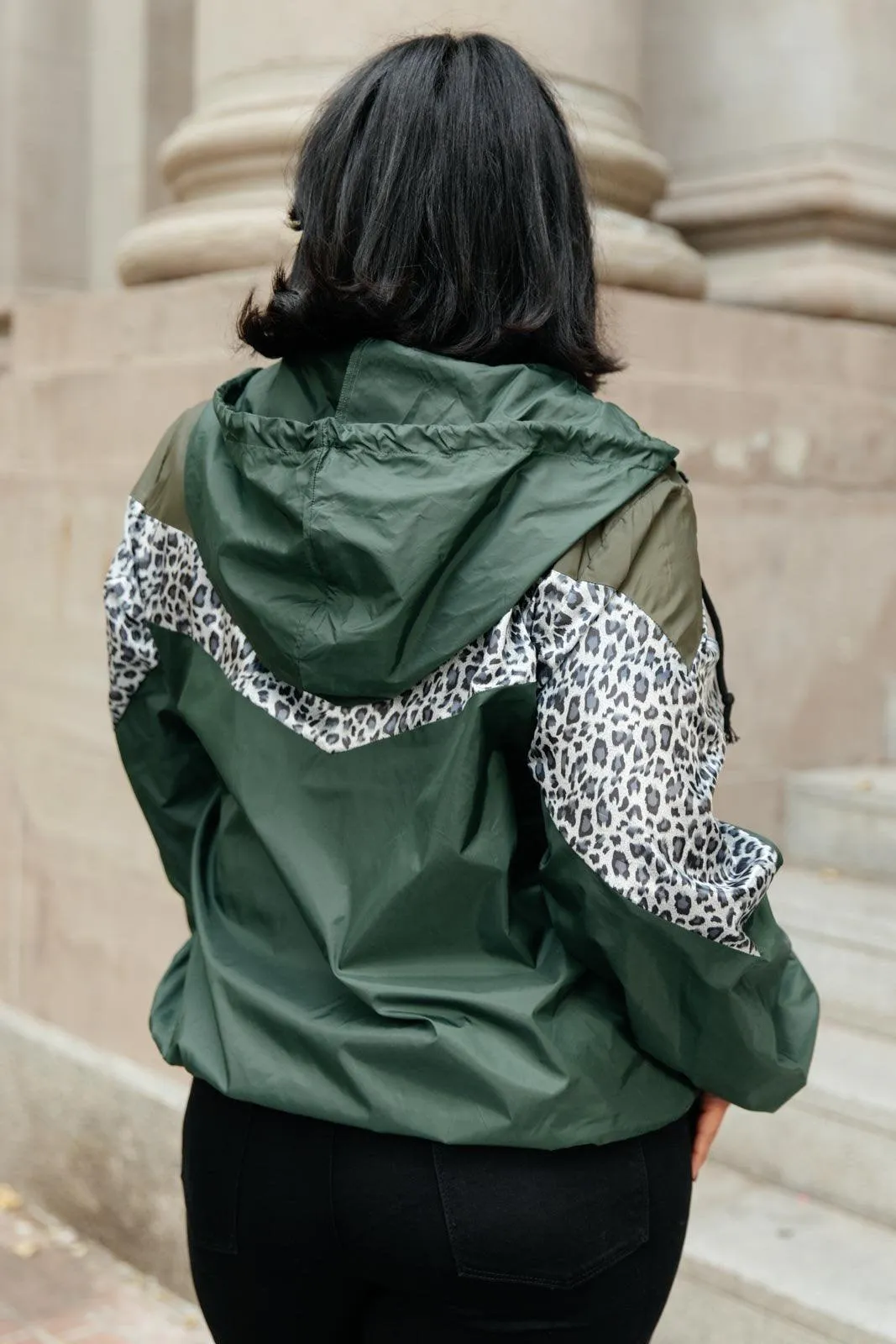 Hazel Blues® | Make Your Move Windbreaker in Olive