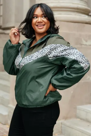Hazel Blues® | Make Your Move Windbreaker in Olive