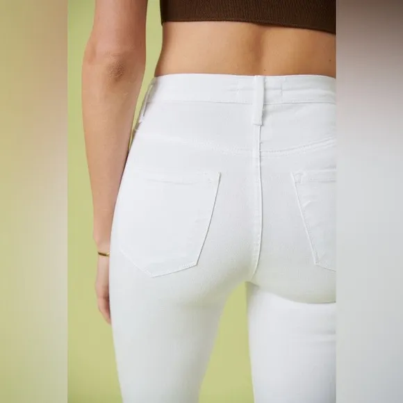 High Rise Distressed Ultra Flare Bell Bottom Jeans - Vibrant M.i.U