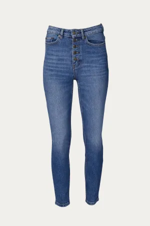 HIGH-RISE SKINNY JEANS