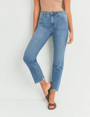 High Rise Vintage Straight | Mid Wash
