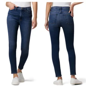 Hudson Blair High Rise Skinny Ankle Jeans Medium Dark Wash Size 26