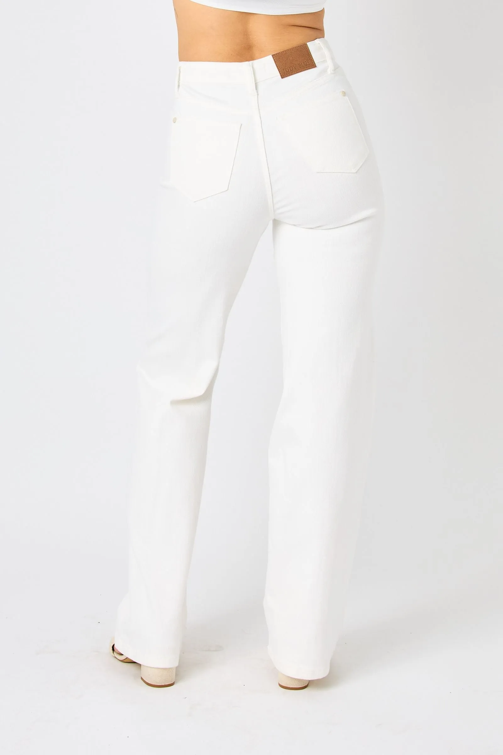 HW BRAIDED WAISTBAND DETAIL JEANS BY JUDY BLUE