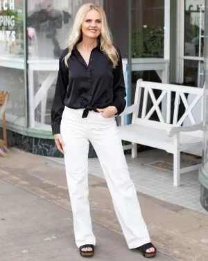 HW BRAIDED WAISTBAND DETAIL JEANS BY JUDY BLUE