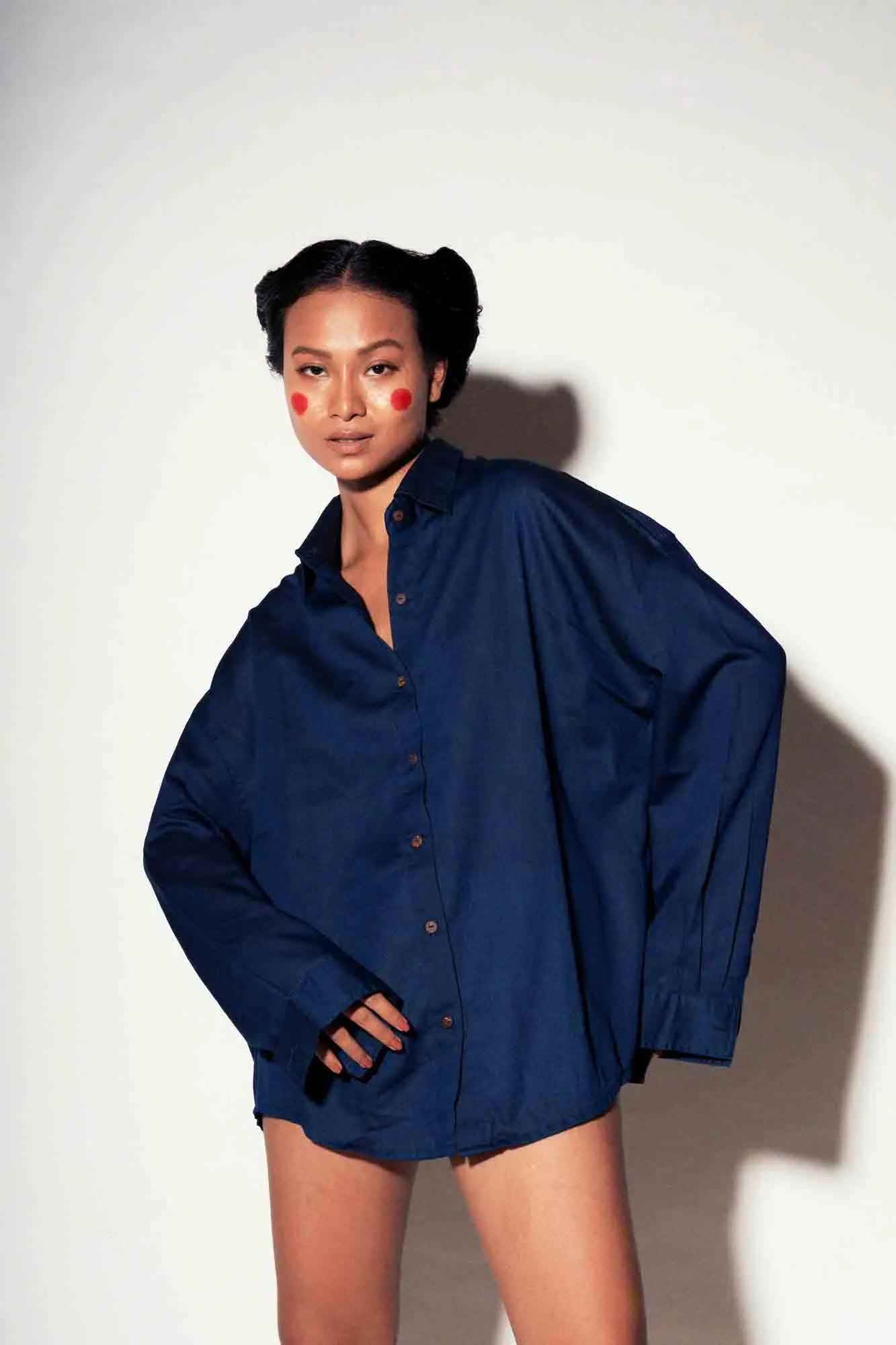 Indigo Oversized Shirt