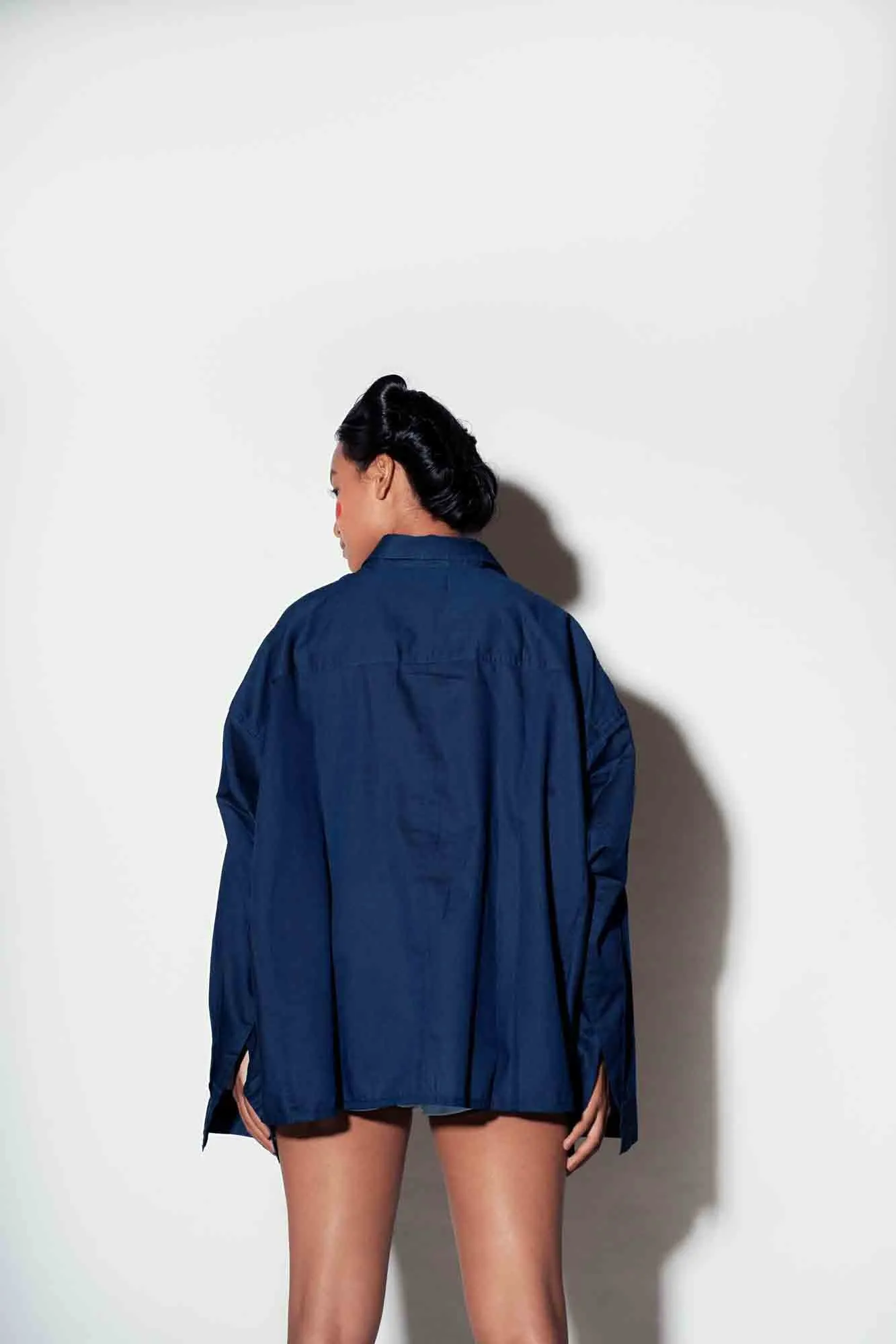 Indigo Oversized Shirt