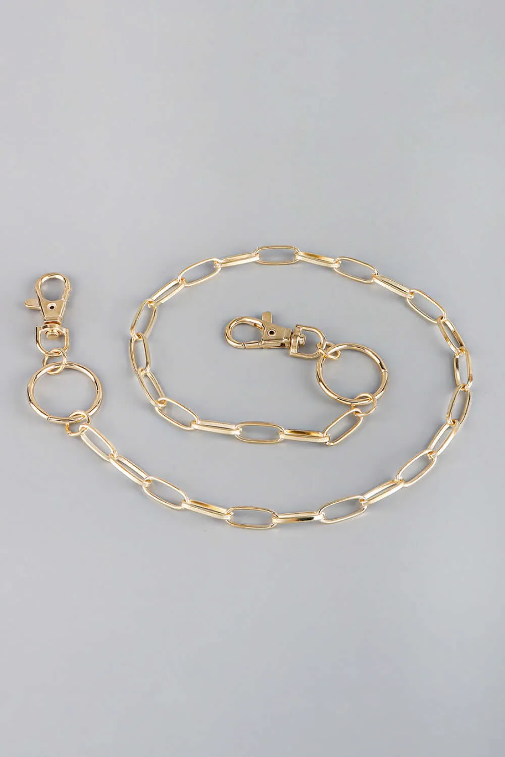Iron Chain Belt – Adjustable Statement Chain Waist Accessory