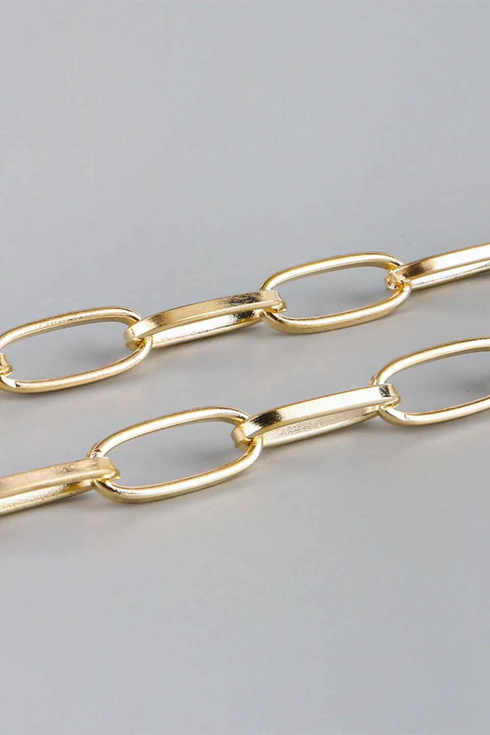 Iron Chain Belt – Adjustable Statement Chain Waist Accessory