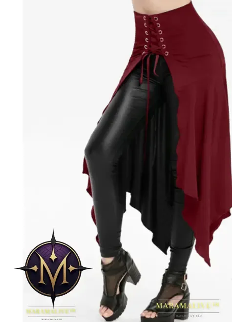 Irregular goth skirt