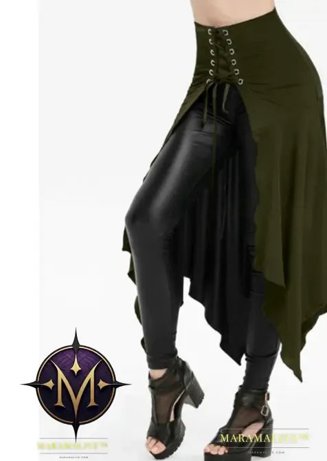 Irregular goth skirt