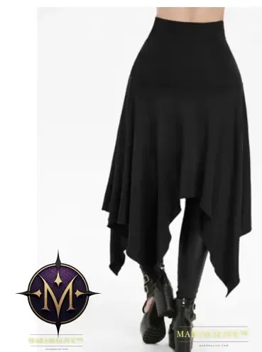 Irregular goth skirt