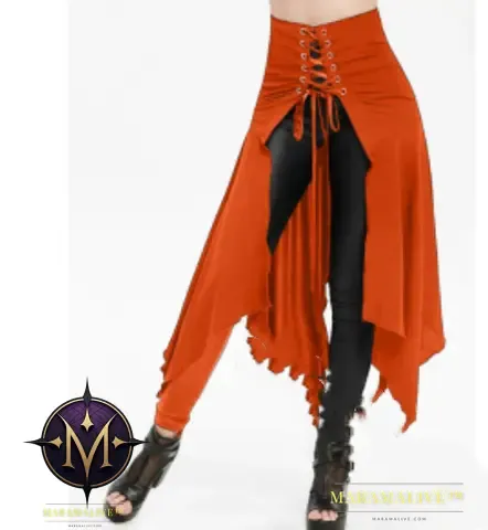 Irregular goth skirt