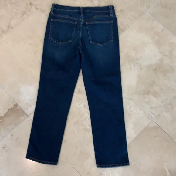 J. Crew  Hi-Rise Vintage  Straight Dark Navy Jeans