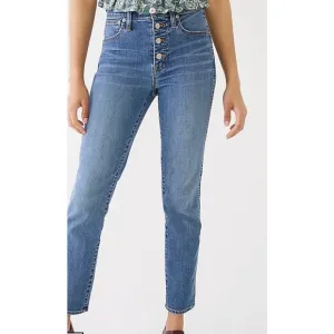 J. Crew  Hi-Rise Vintage  Straight Dark Navy Jeans