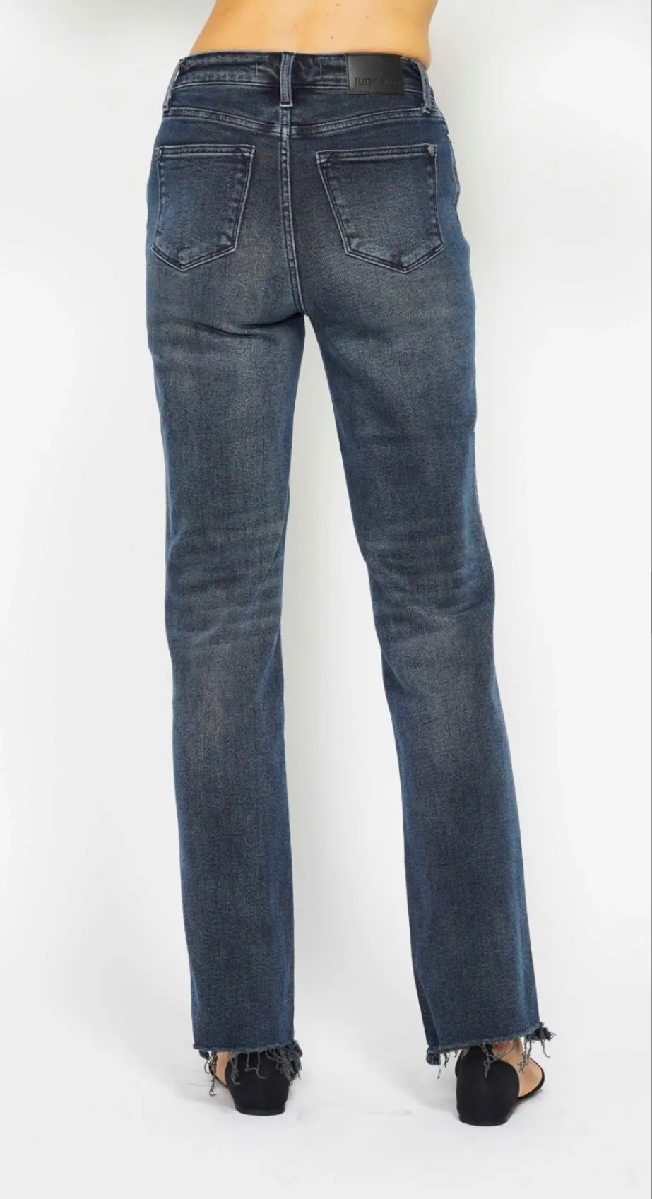 JB Button Fly Straight Jeans
