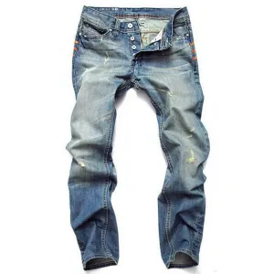 Jean déchiré vintage tendance