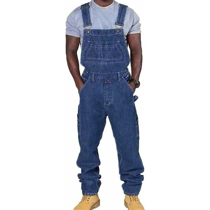 Jean denim multi-poches vintage