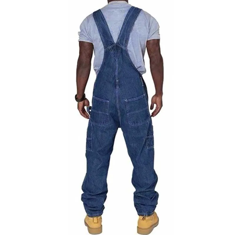 Jean denim multi-poches vintage