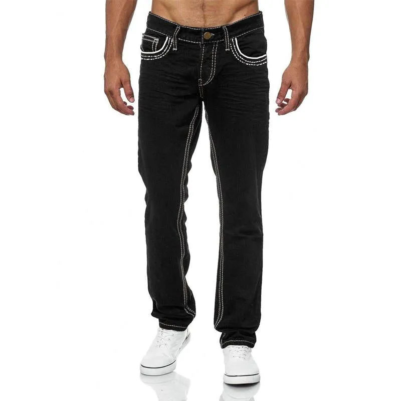 Jean slim à double fil vintage