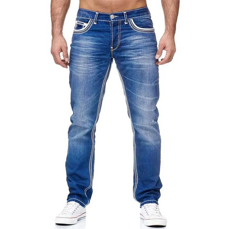 Jean slim à double fil vintage