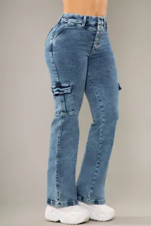 JEANS COLOMBIANOS PUSH UP AZUL RCMDAZ01124-59