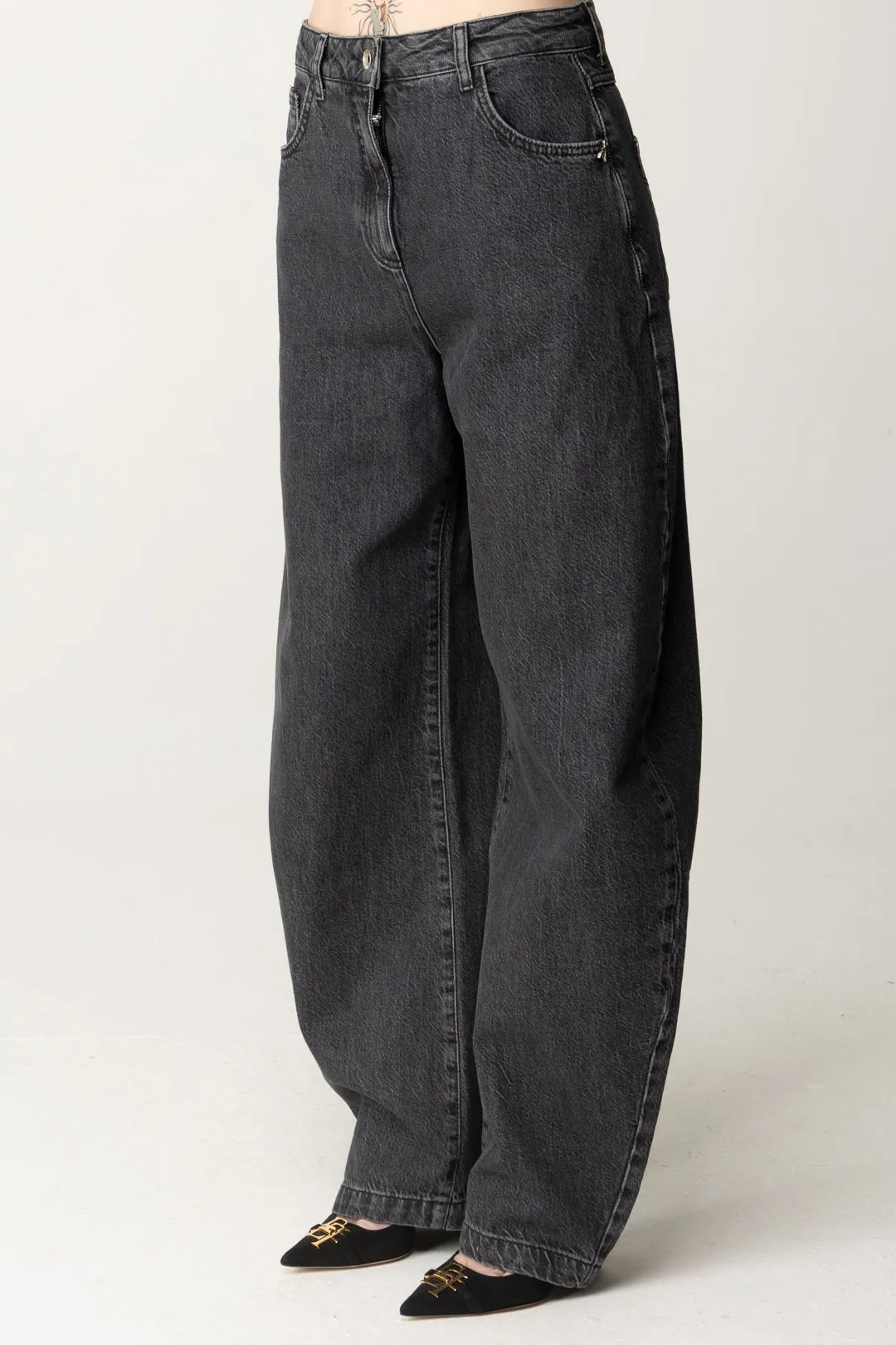 Jeans Oversize Effetto Washed
