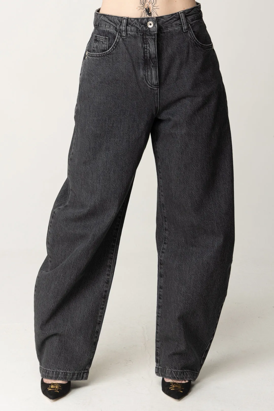 Jeans Oversize Effetto Washed