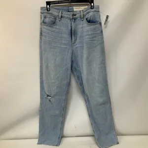 Jeans Straight By Rag & Bones Jeans In Blue Denim, Size: 6
