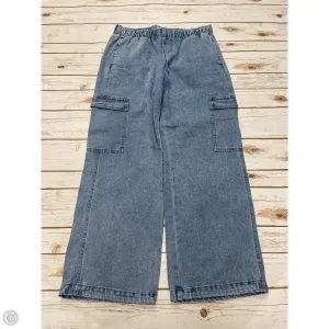 Jeans Wide Leg By Vanilla Bay In Blue Denim, Size: M