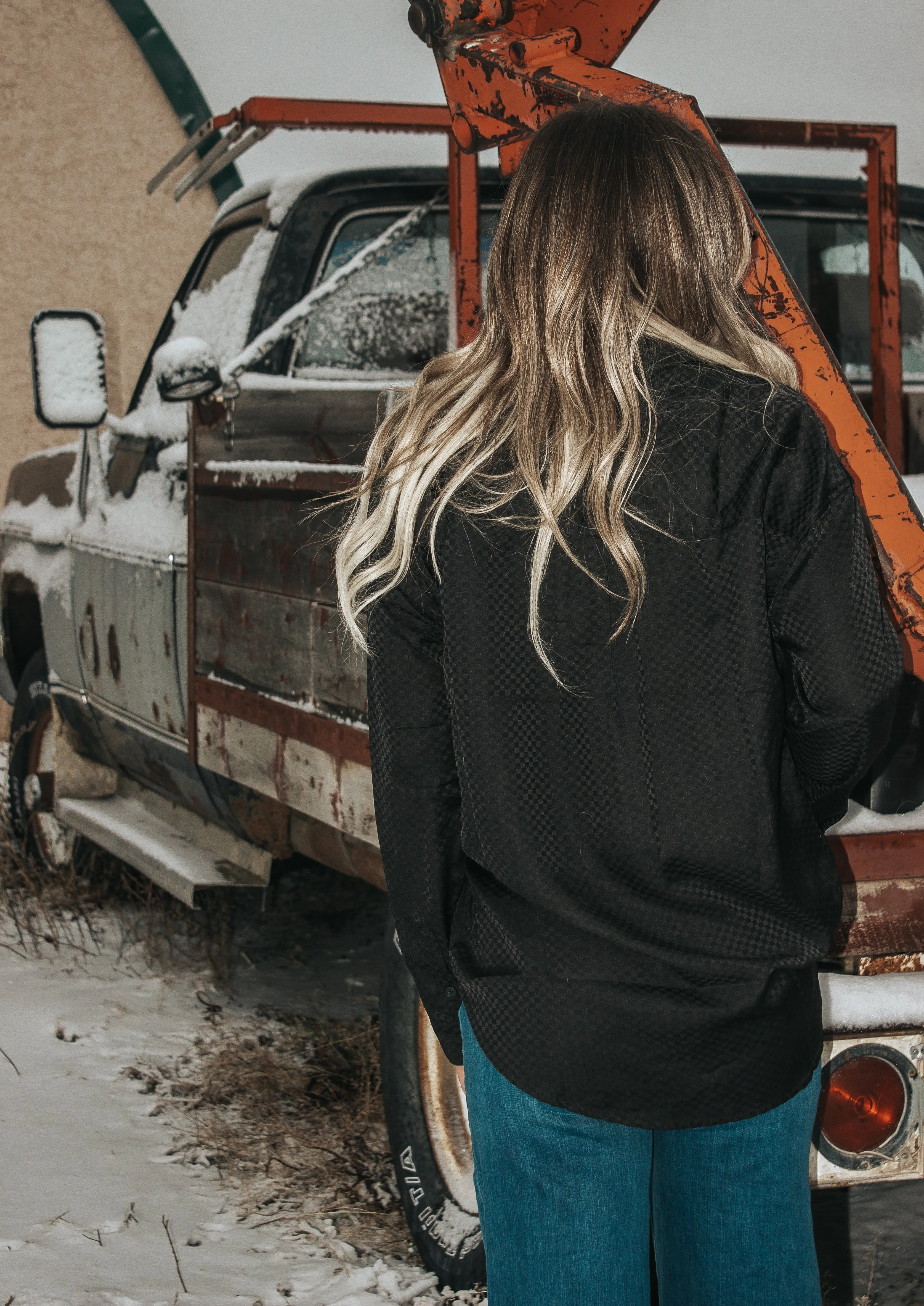 Jessi Checkered Button Down