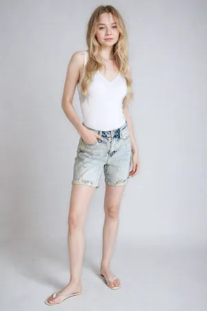 JUDY BLUE MINERAL WASHED SHORTS