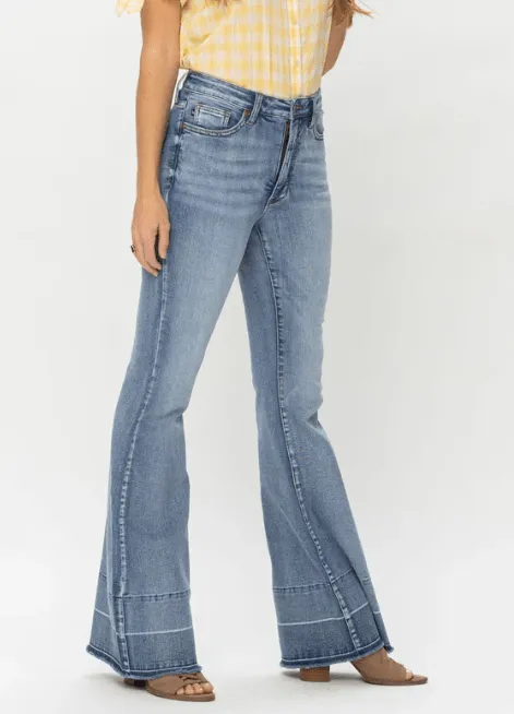 Judy Blue Tummy Control High Rise Released Hem Flare