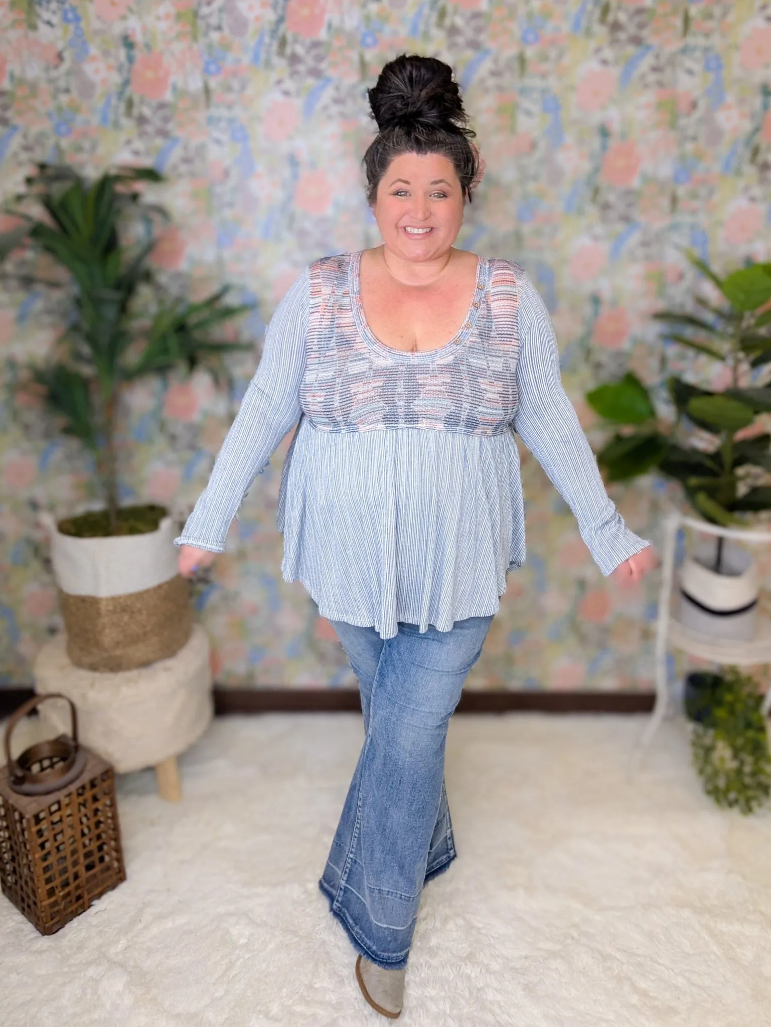 Judy Blue Tummy Control High Rise Released Hem Flare