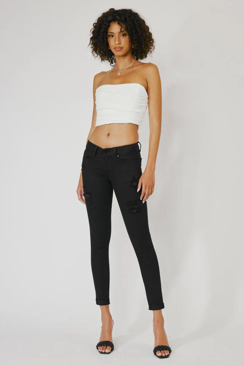 June Low Rise Ankle Skinny Jeans