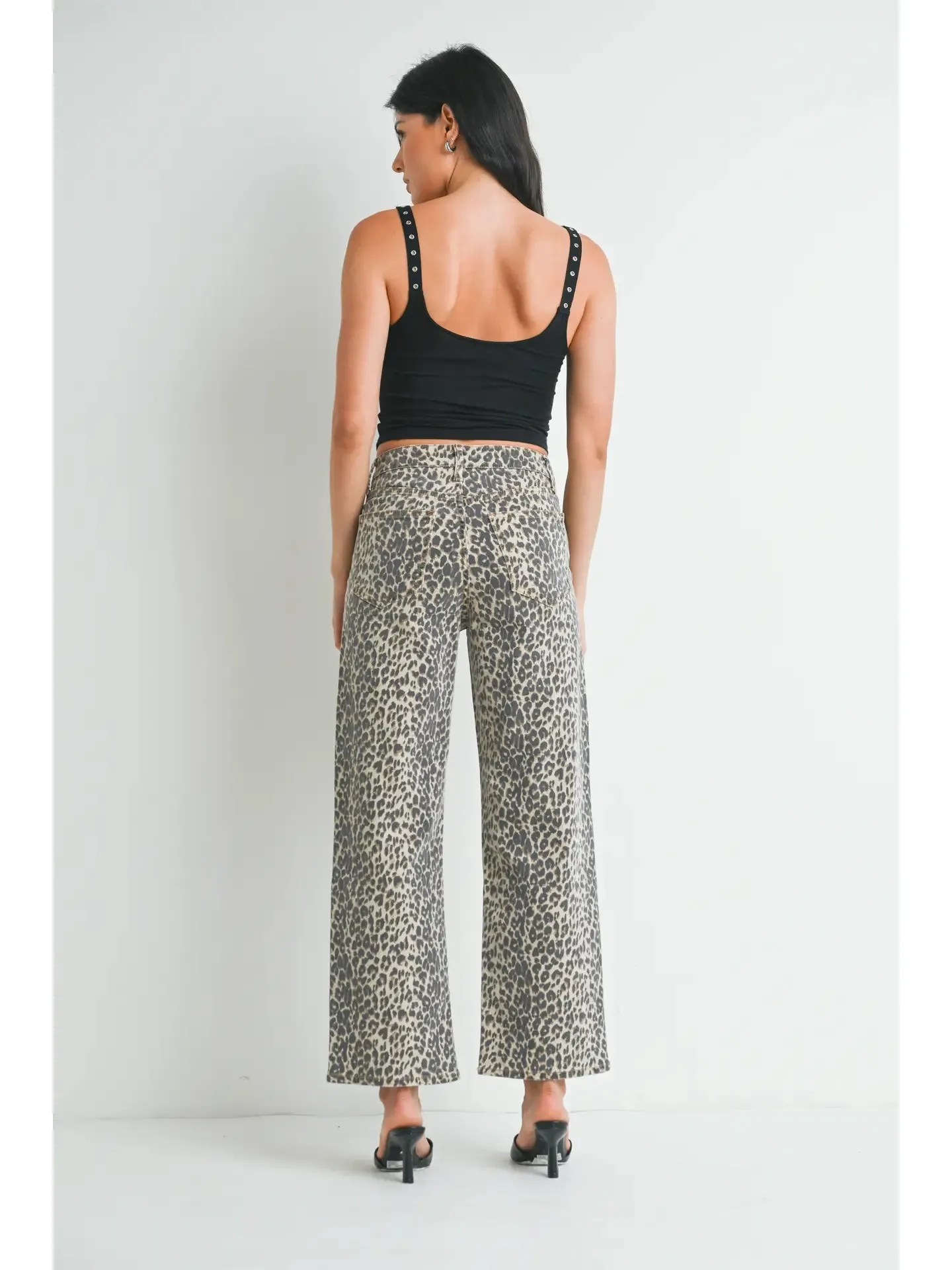 Just Black | Vintage Straight {Leopard}